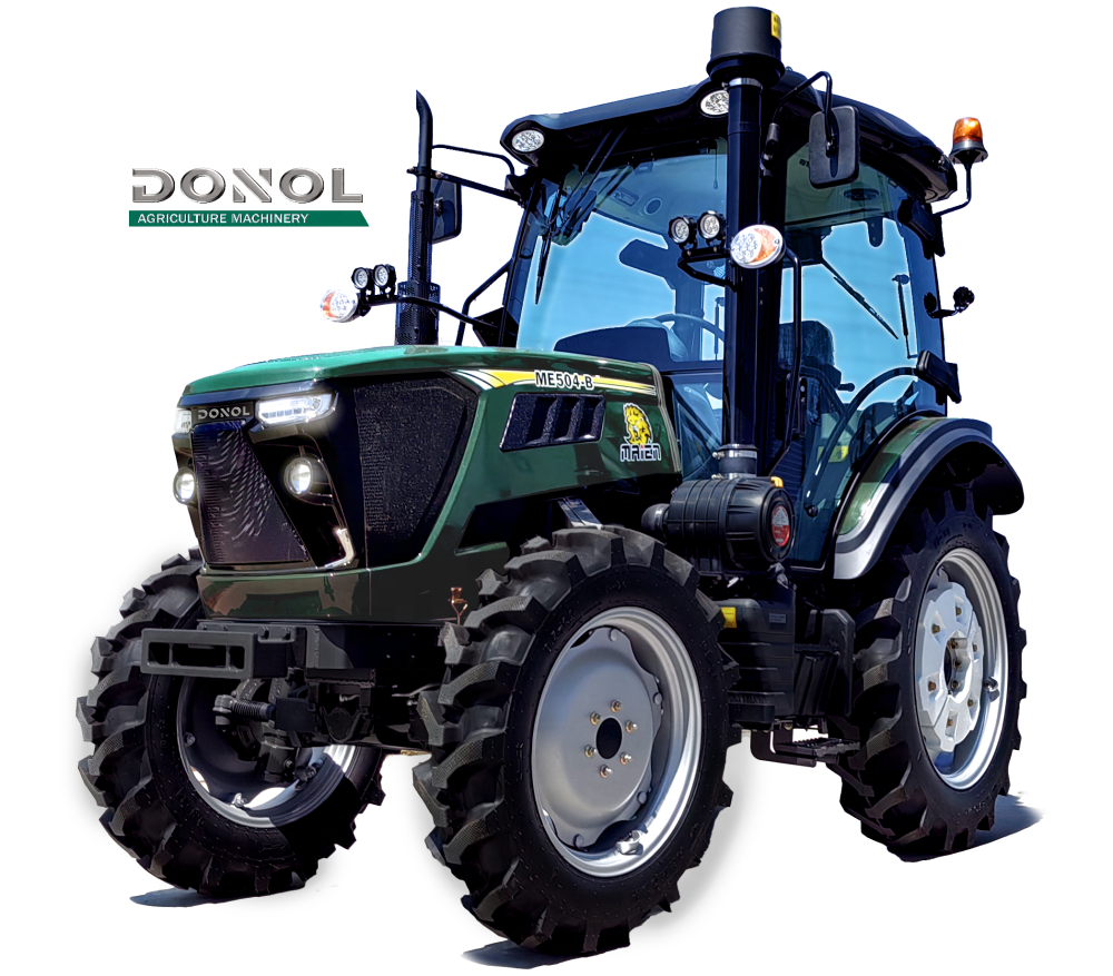 80hp 4wd Farm Grass Cutter Mini Tractors with Optional Air-conditioned Cab and Awning