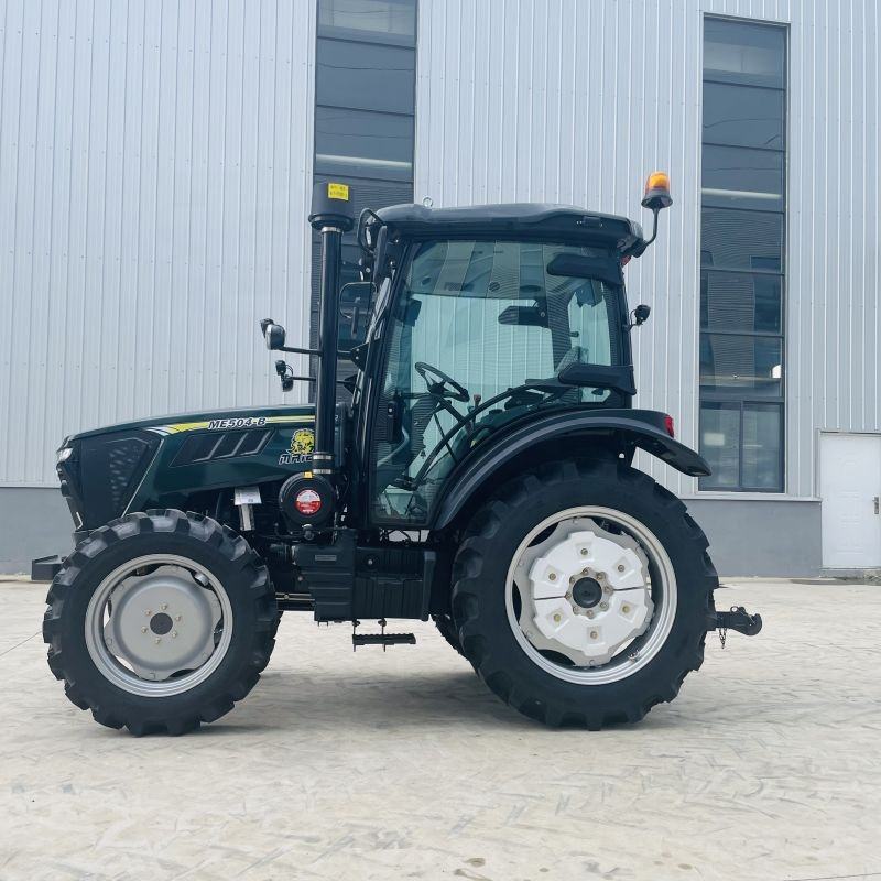 80hp 4wd Farm Grass Cutter Mini Tractors with Optional Air-conditioned Cab and Awning