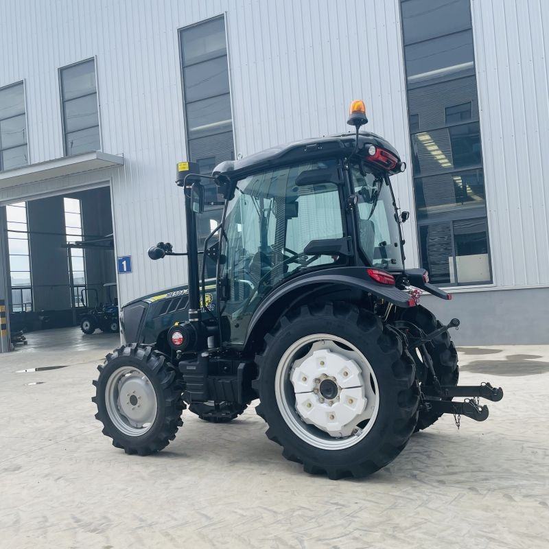 80hp 4wd Farm Grass Cutter Mini Tractors with Optional Air-conditioned Cab and Awning