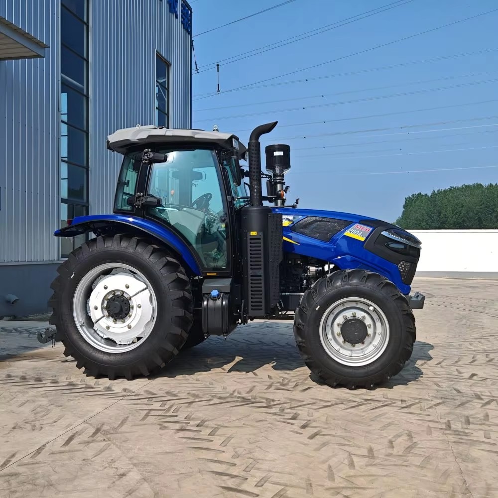 Top-Rated 200-300 HP Agriculture Farm Tractor Large Heavy 4WD Machine With Powerful Trailer