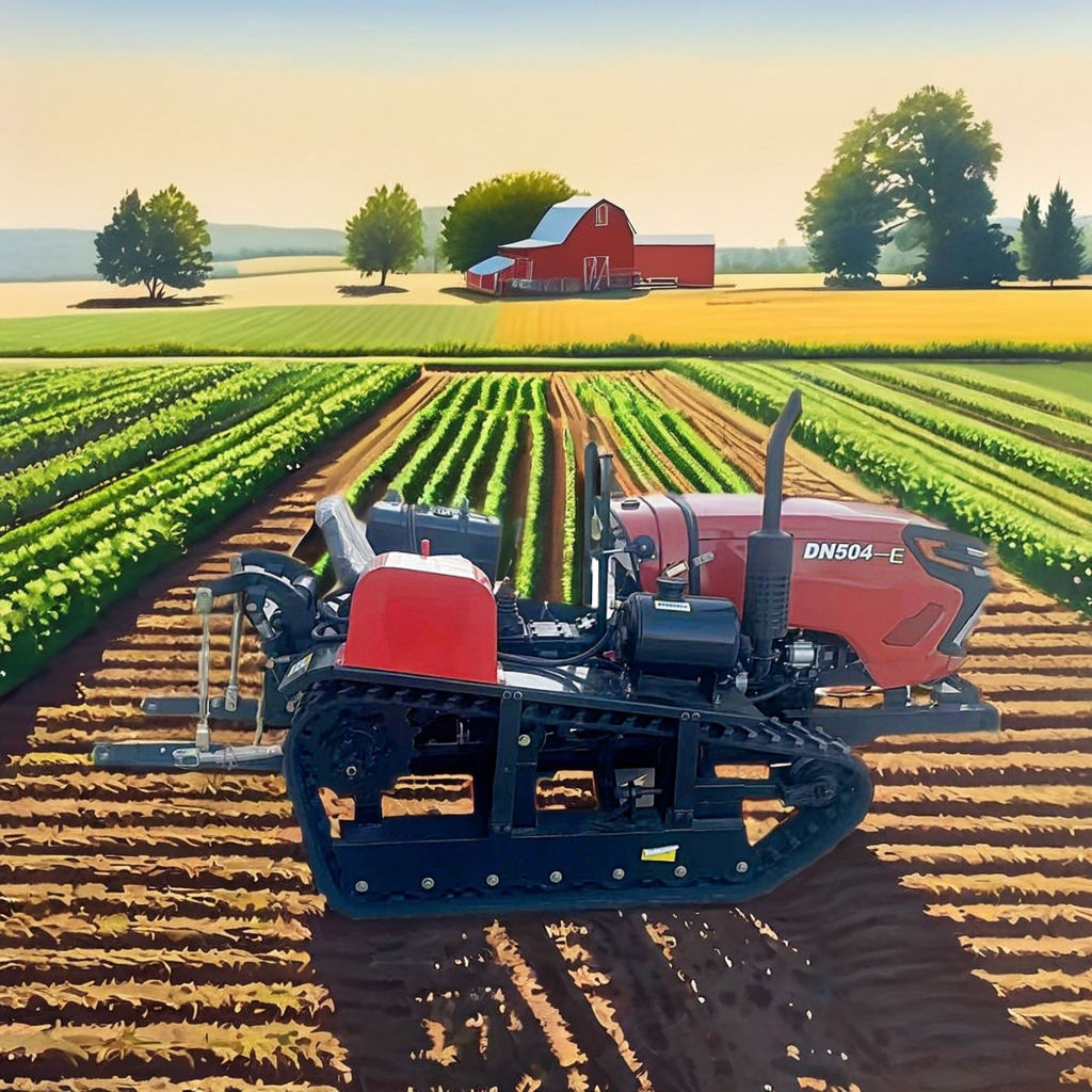 Multifunctional 50HP 2WD Diesel Engine Wheel Newest Small Crawler Tractor Engine