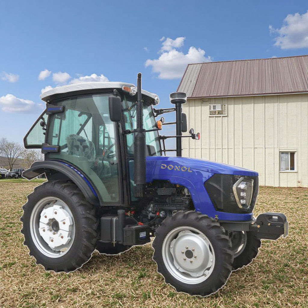 Multifunctional 60 HP Compact Farm Tractor Small Mini 4x4 Agricultural Machinery