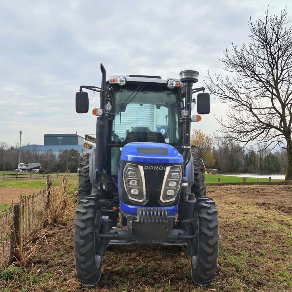 Multifunctional 60 HP Compact Farm Tractor Small Mini 4x4 Agricultural Machinery