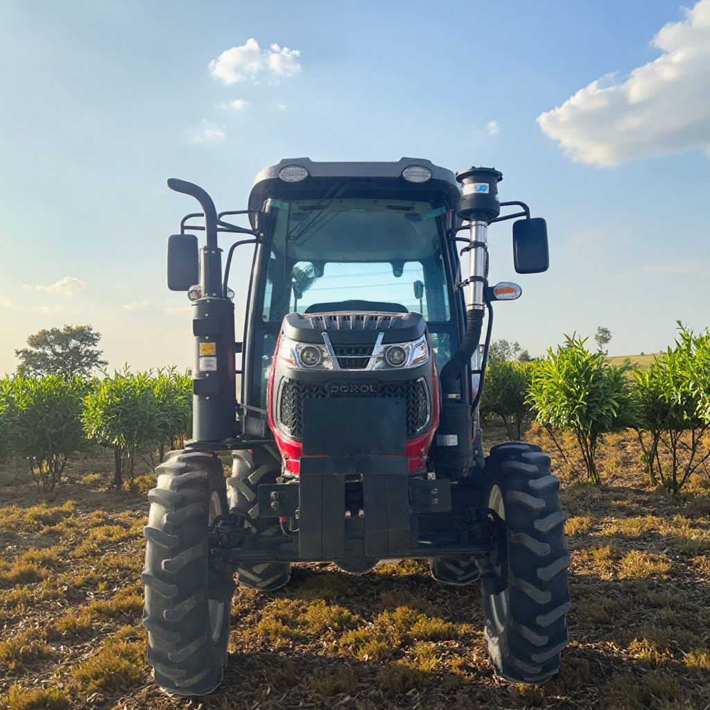 Suitable for Small and Medium Farms/ranches With Three-point Hitch and Cab Suitable for Farmland 60 HP Agricultural Tractor