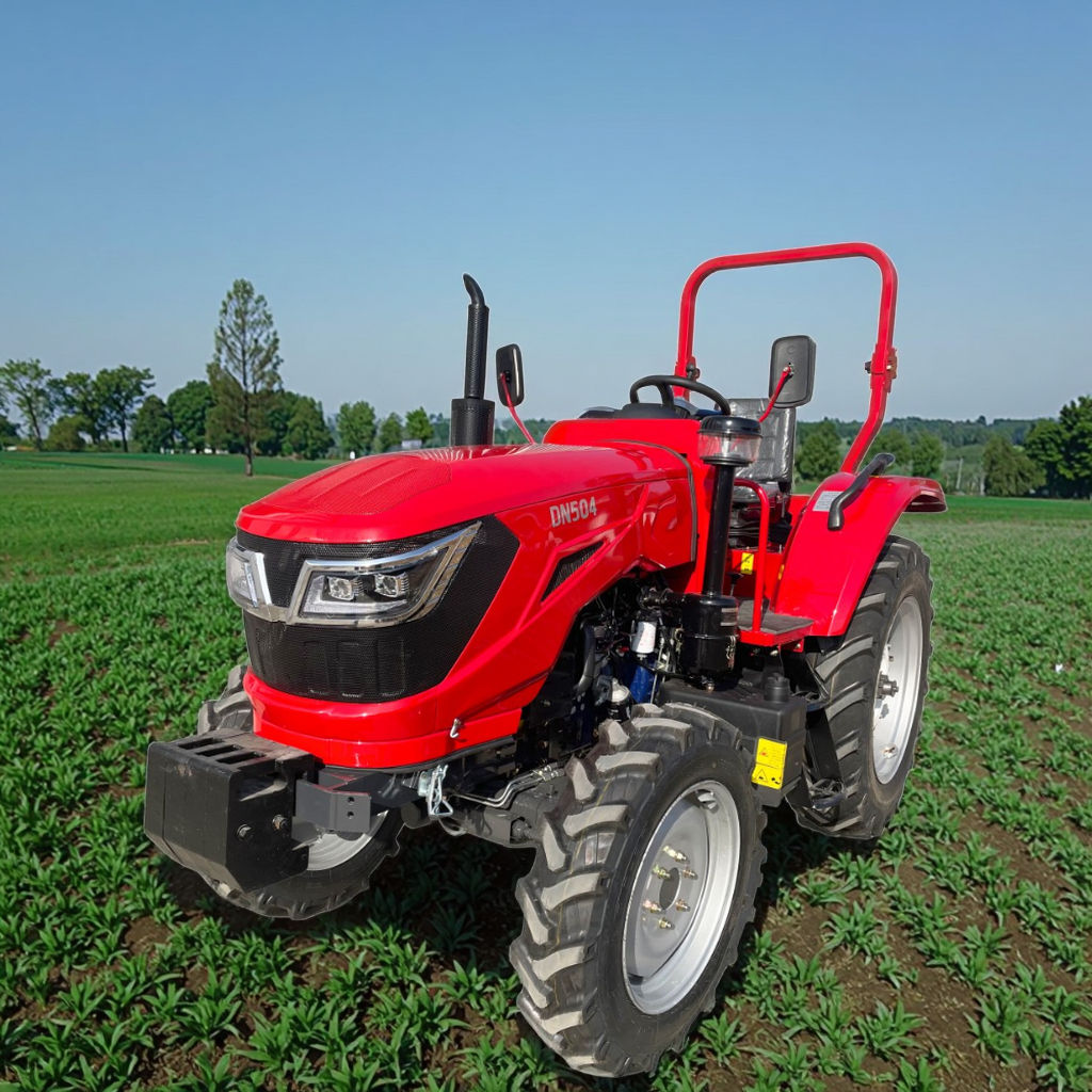 High-Performance 50HP TE Chassis Tractor Wide Tires 3-Point Hitch Safety Frame & Hydraulic Output for Enhanced Farming