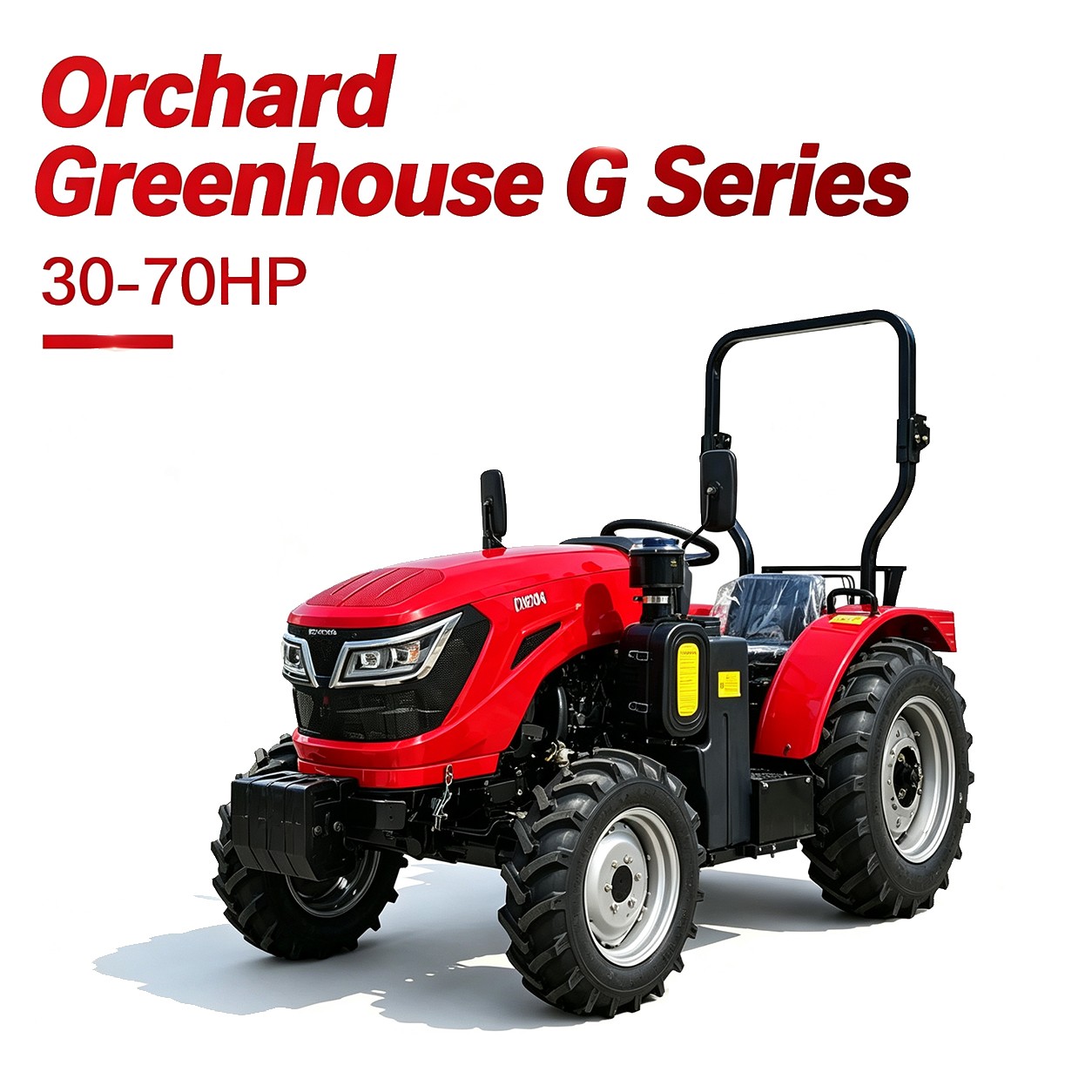 DONOL 30–70HP Low-Profile Greenhouse Tractor